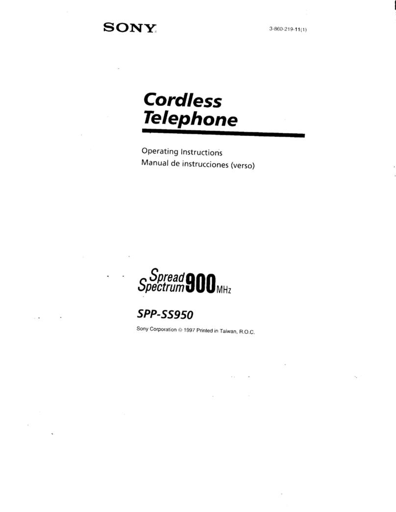 Sony SPP-SS950 operating instructions
