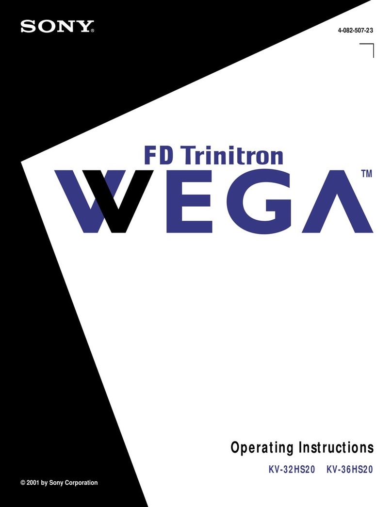 Sony WEGA KV 32HS20 User manual