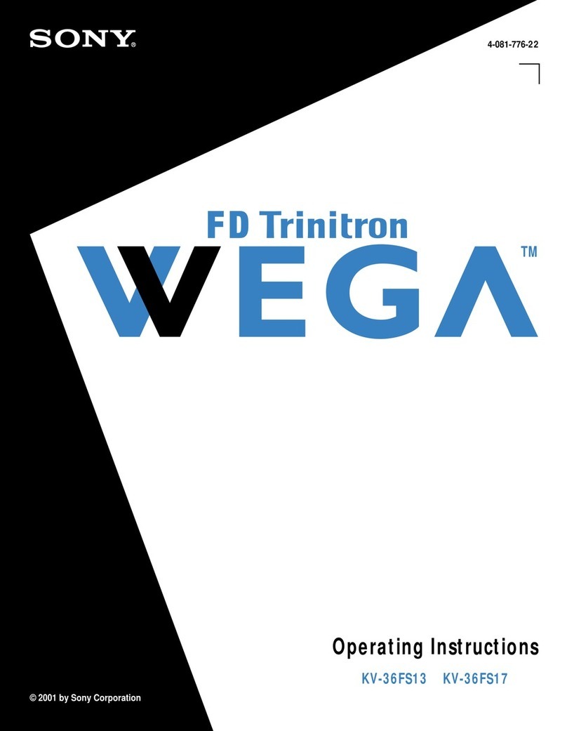 Sony TRINITRON KV-36FS13 User manual