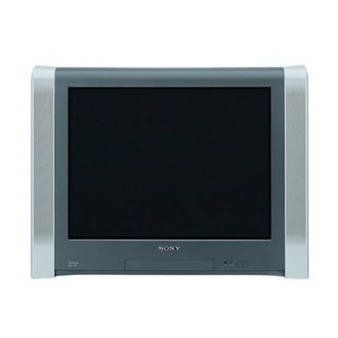 Sony Trinitron WEGA KV-DB29M98 operating instructions