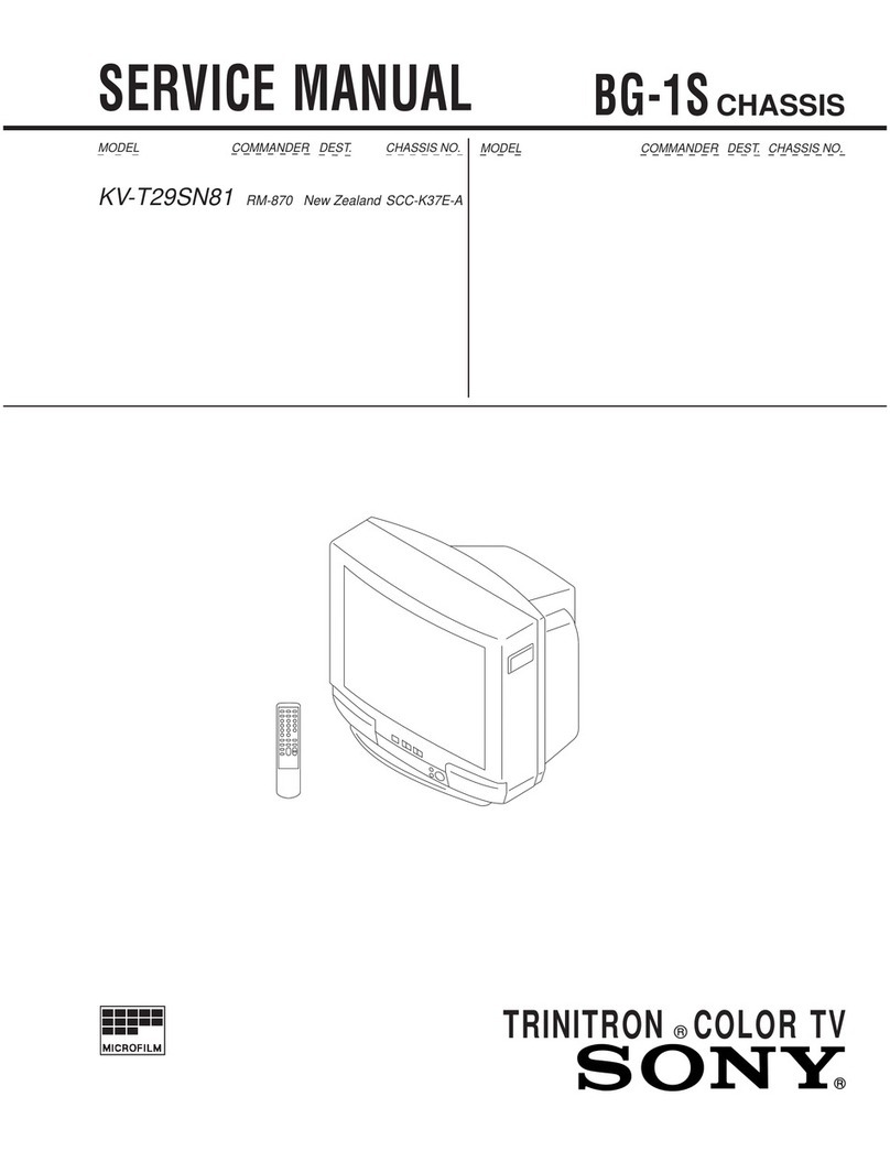 Sony TRINITRON KV-T29SN81 User manual