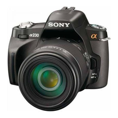Sony Alpha 230 User manual