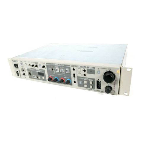 Sony CCU-D50 User manual