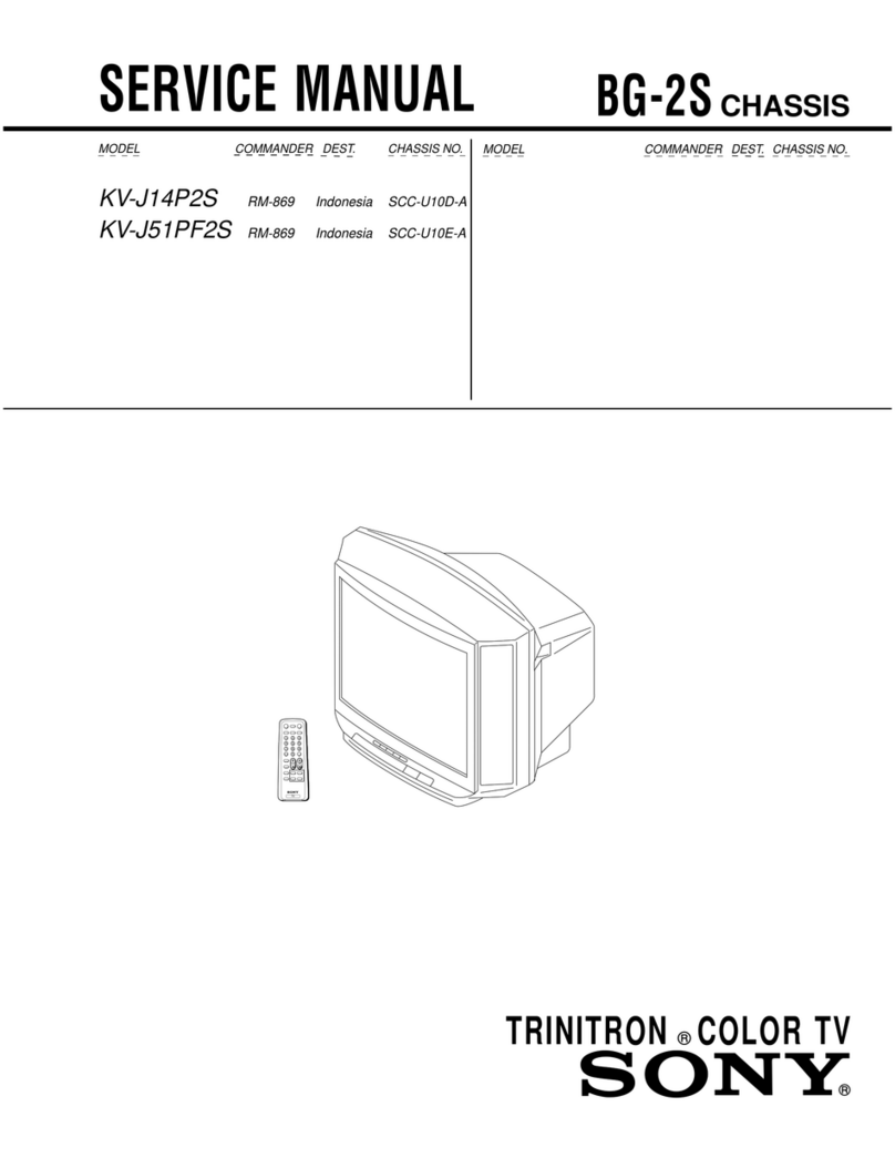 Sony TRINITRON KV-J51PF2S User manual