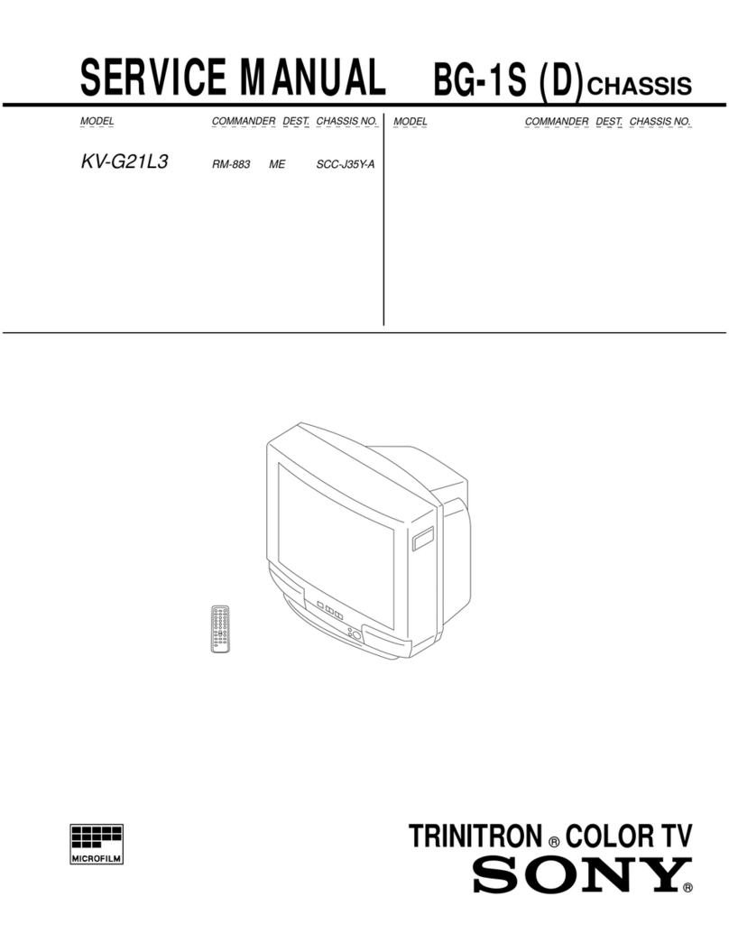 Sony TRINITRON KV-G21L3 User manual