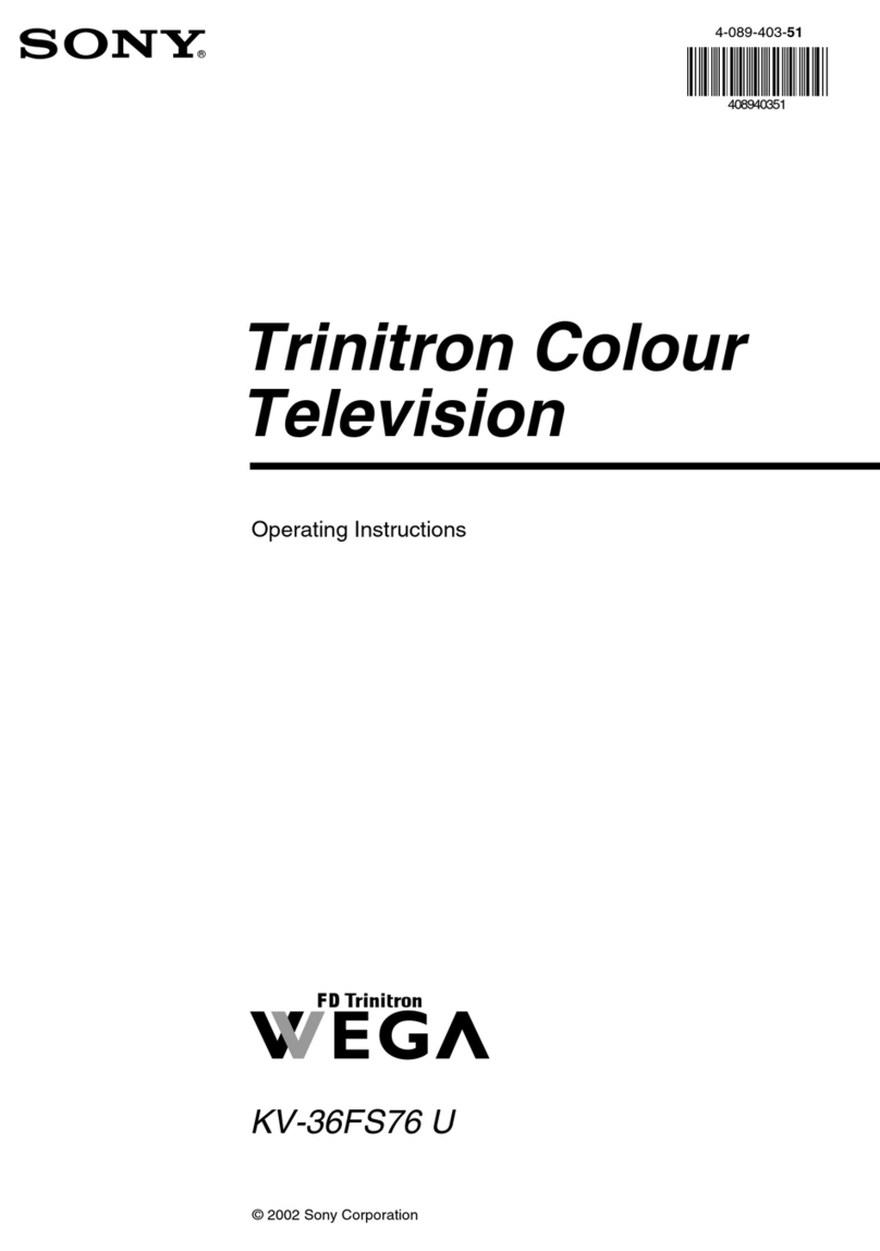 Sony FD Trinitron WEGA KV-36FS76 U User manual