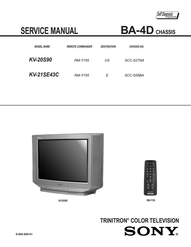 Sony Trinitron KV-20S90 User manual