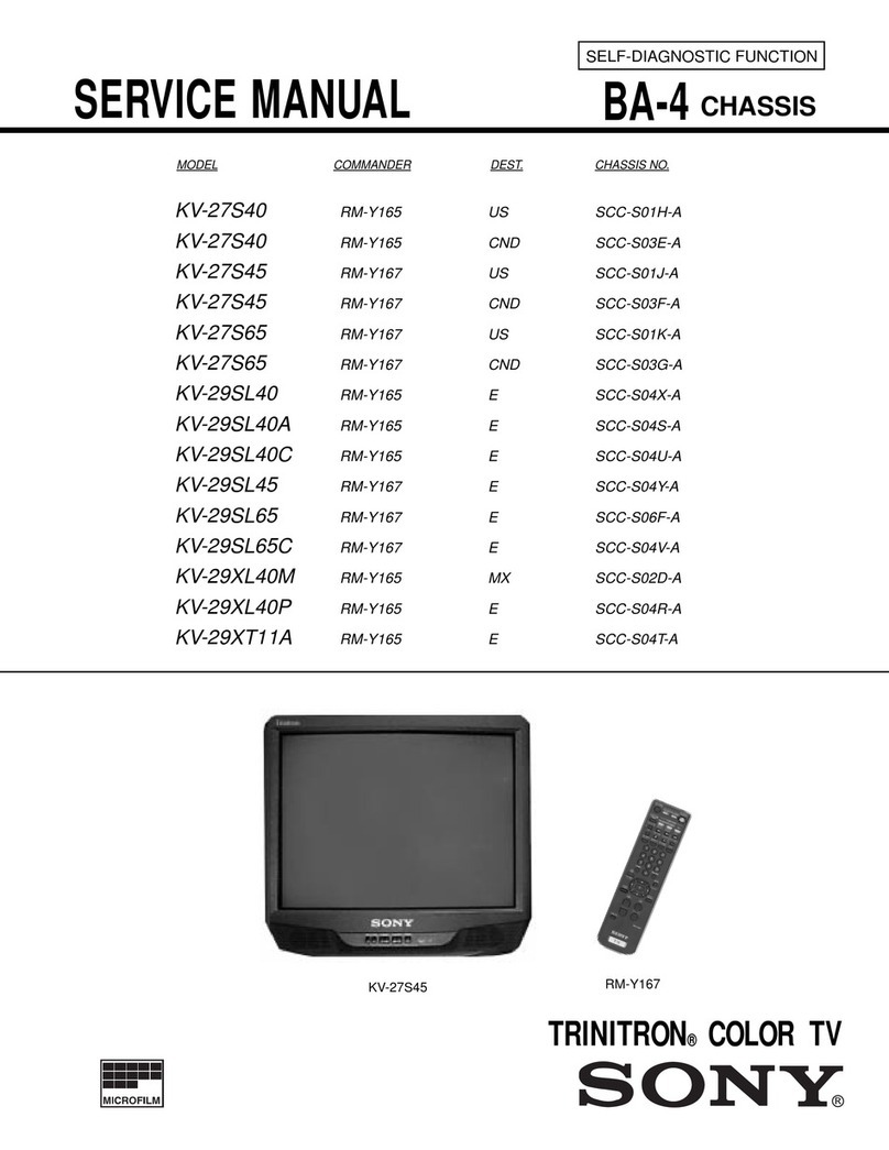 Sony KV-27S40 Trinitron User manual