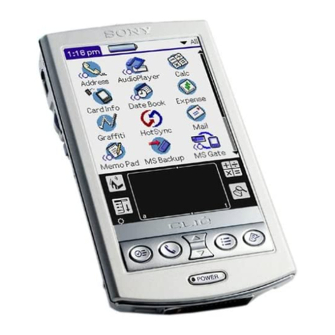 Sony PEG-N770C/E operating instructions