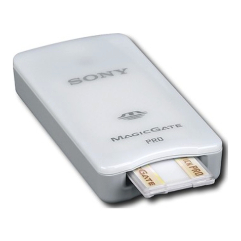 Sony MSAC-US30 - Memory Stick USB Reader/Writer operating instructions