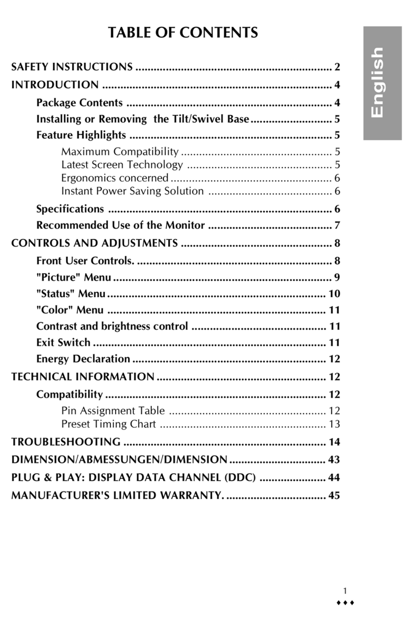 Sony PR711-711T-E User manual