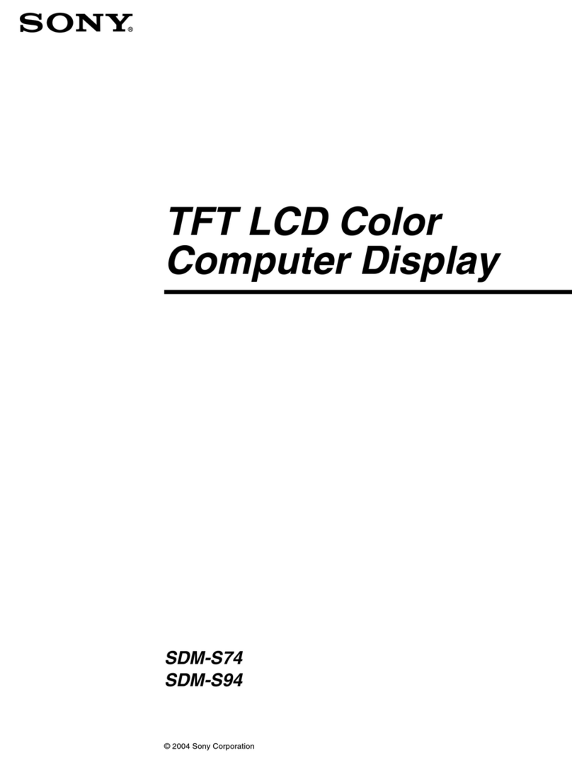 Sony SDM-S74 User manual