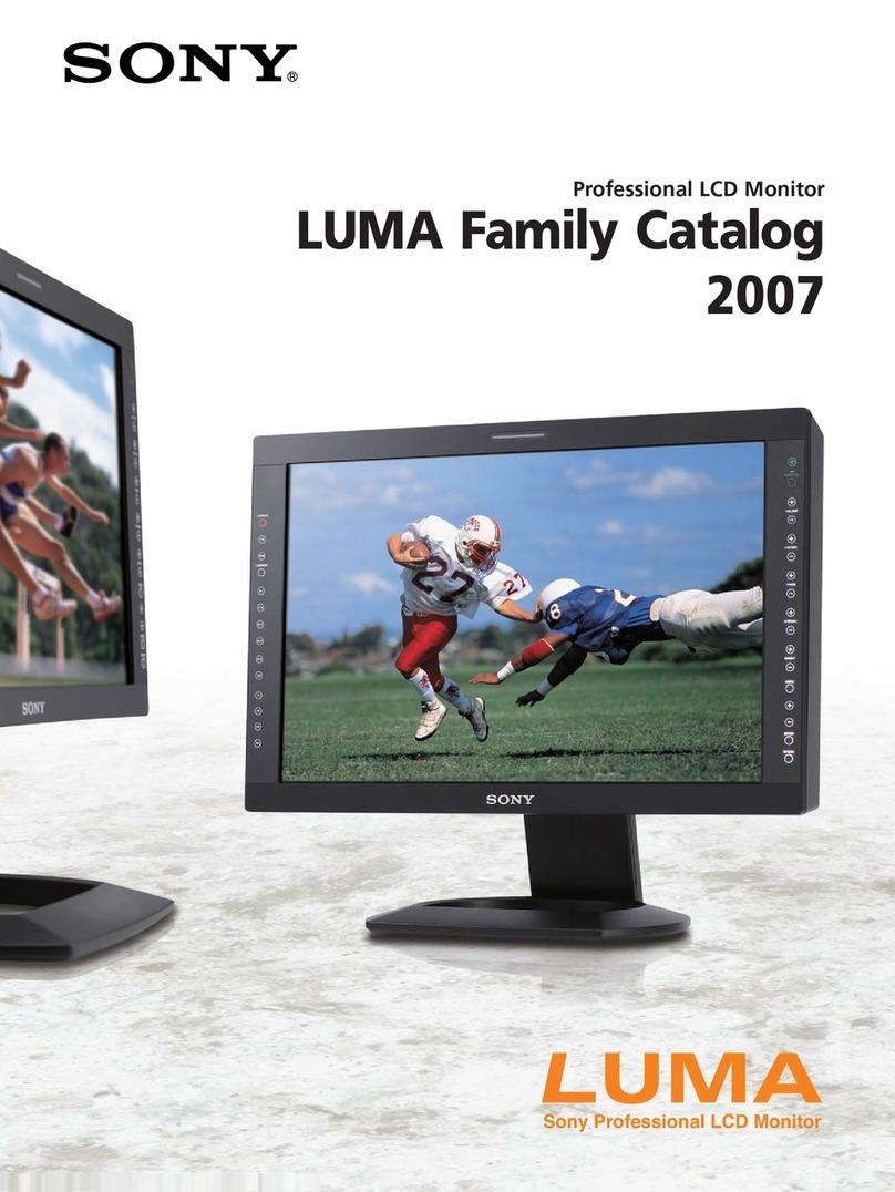Sony LUMA Professional LCD Monitor Manual