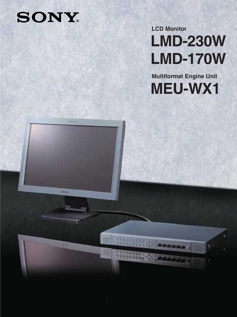 Sony LMD-170W User manual
