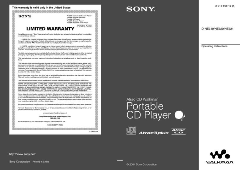 Sony BDP-S1 Manual Addendum: Audio Codec Information (firmware ver 2.0 or... operating instructions