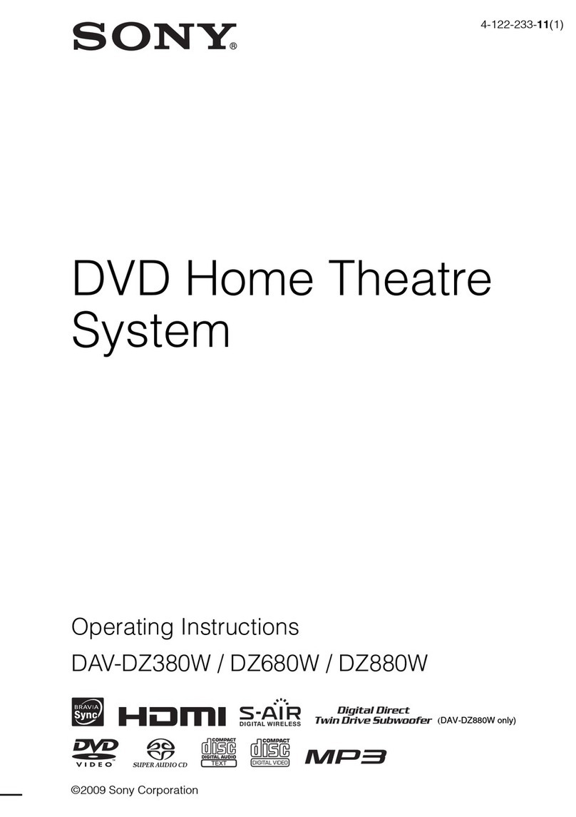 Sony DAV-DZ380W operating instructions