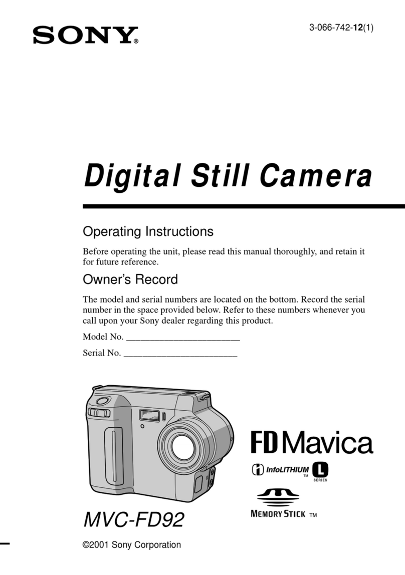 Sony FD Mavica MVC-FD92 User manual Sony FD Mavica MVC-FD92 User manual