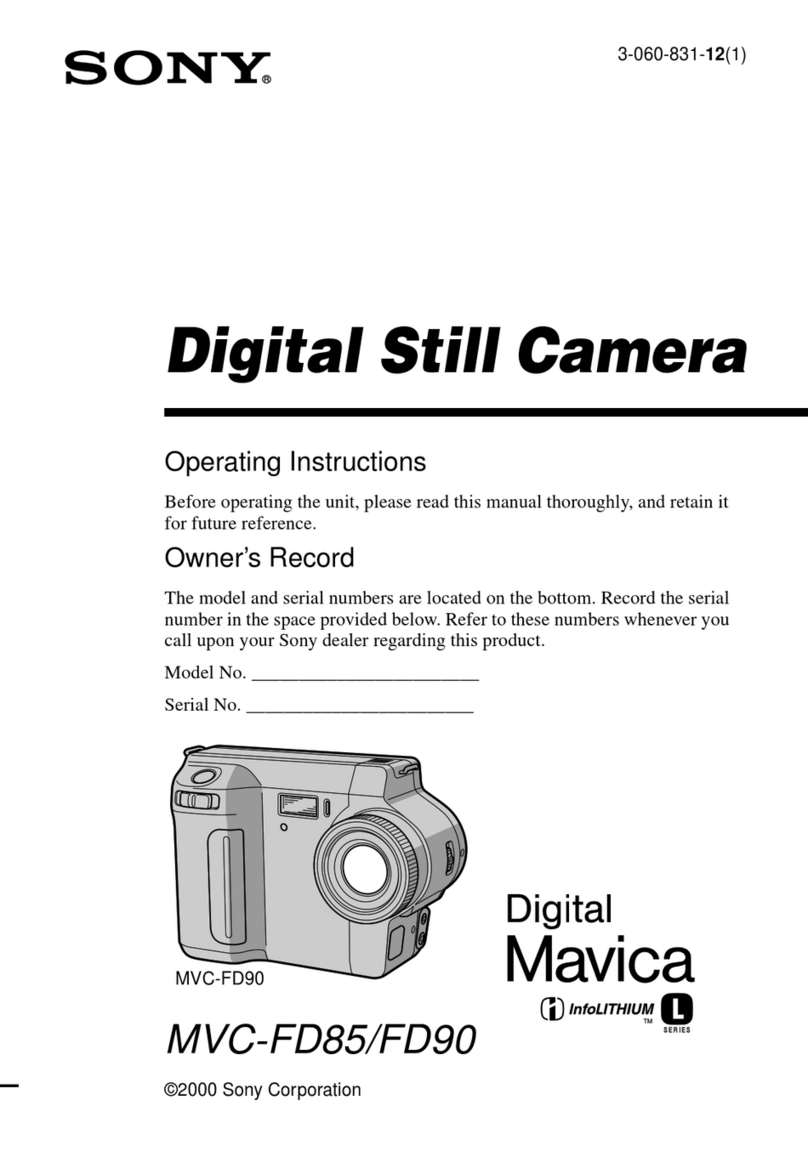 Sony Mavica MVC-FD85 User manual