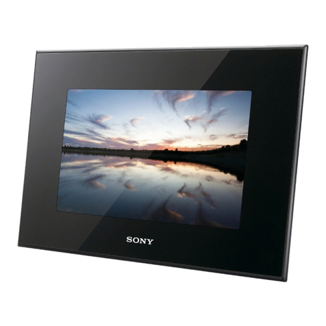 Sony S-Frame DPF-X85 User manual