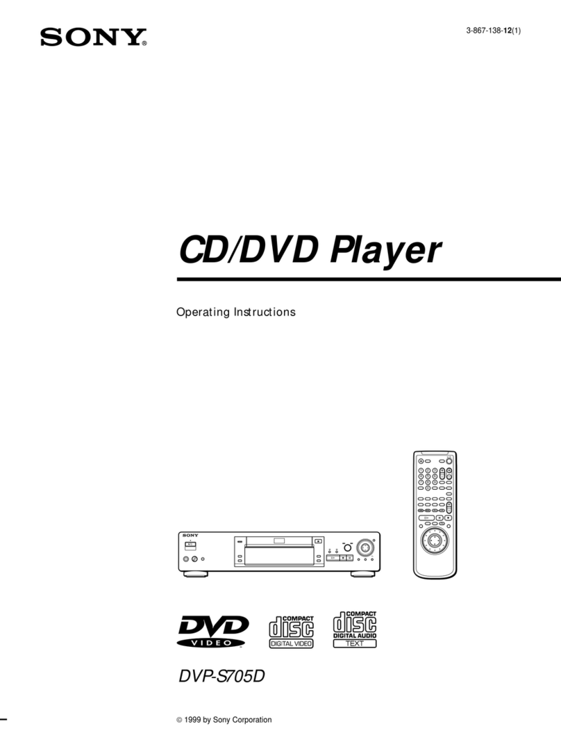 Sony DVP-S705D User manual