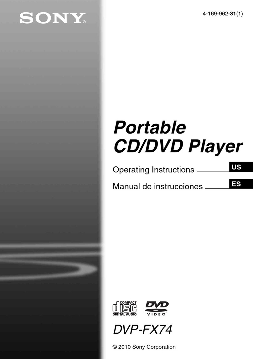 Sony DVP-FX74 User manual