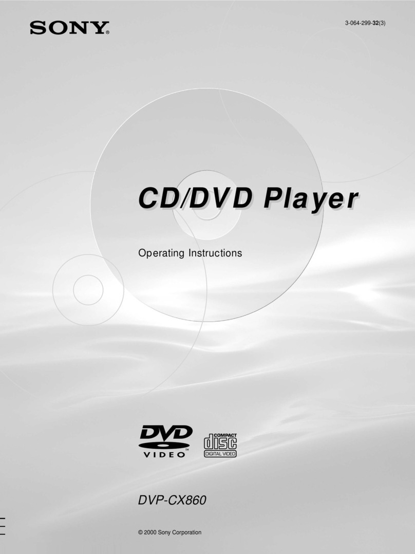 Sony DVP-CX860 User manual