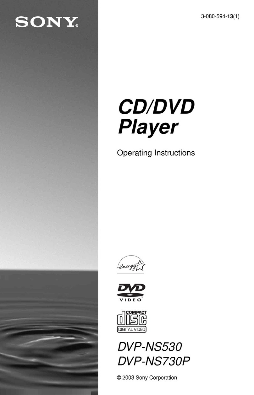 Sony DVP-NS530 operating instructions