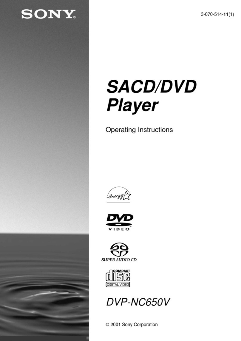 Sony DVP-NC650V User manual
