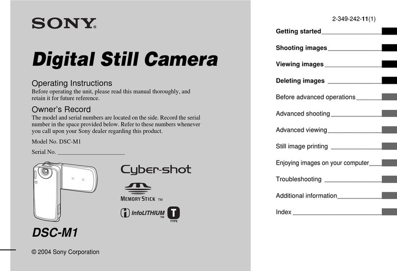 Sony DSC-M1 User manual
