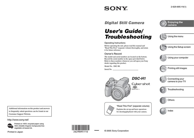 Sony DSC-H1 User manual