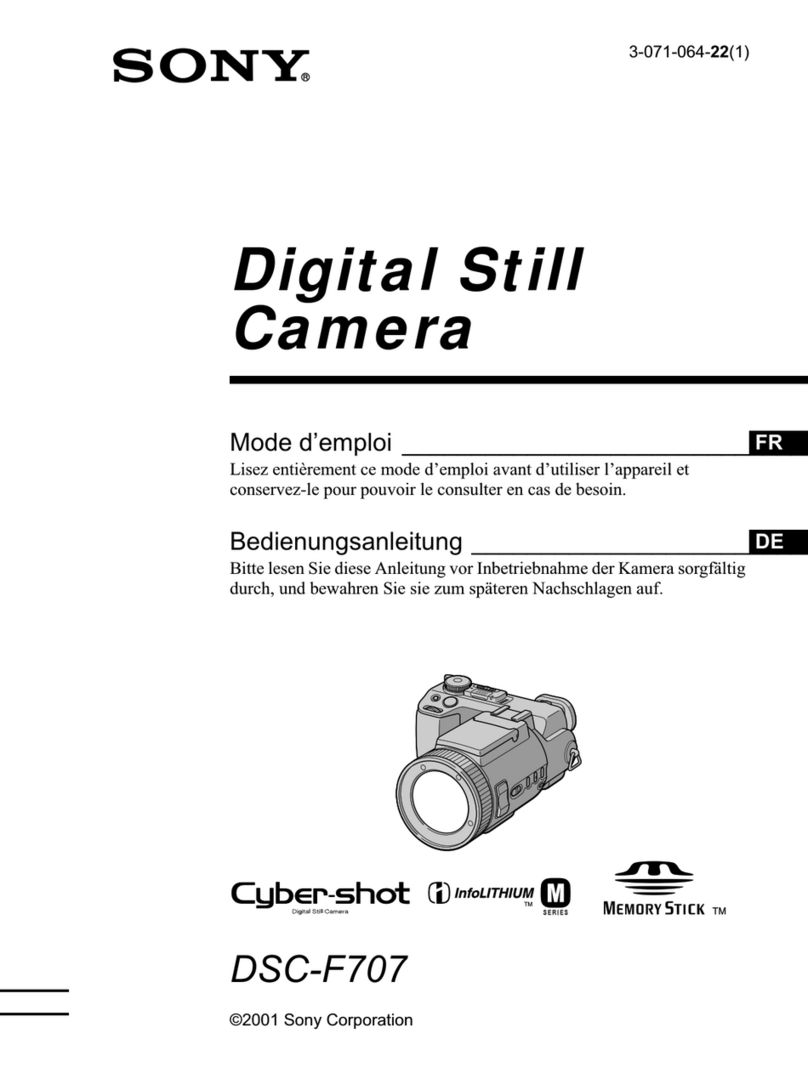 Sony Cyber-shot DSC-F707 Assembly instructions