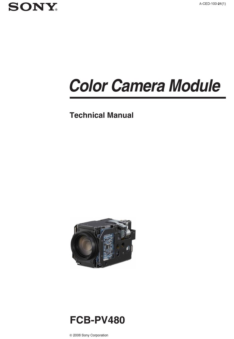 Sony FCB-PV480 User manual