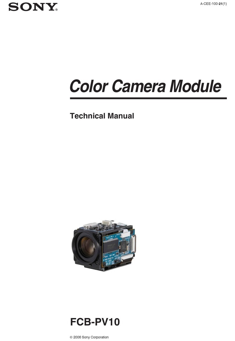 Sony FCB-PV10 User manual