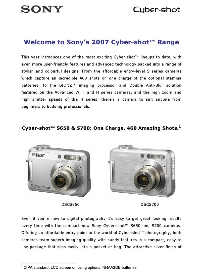 Sony Cyber-shot DSC650 User manual