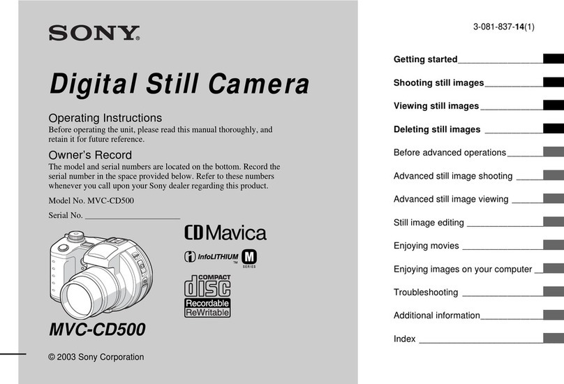 Sony CD Mavica MVC-CD500 User manual