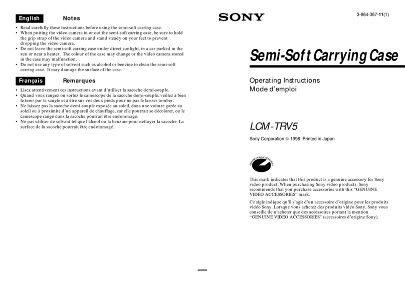 Sony LCM-TRV5 User manual