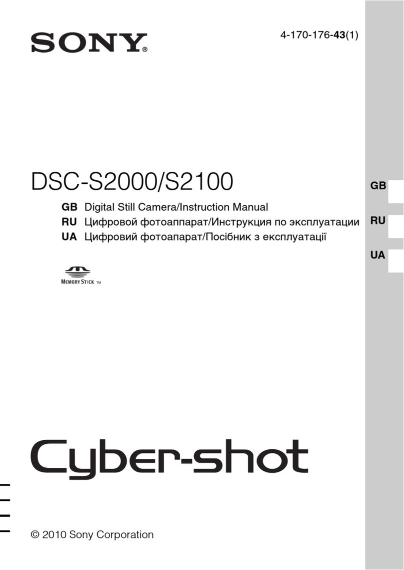 Sony DSC-S2100 Cyber-shot® User manual Sony DSC-S2100 Cyber-shot® User manual
