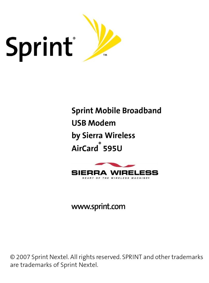 Sierra Wireless AIRCARD 595U user guide