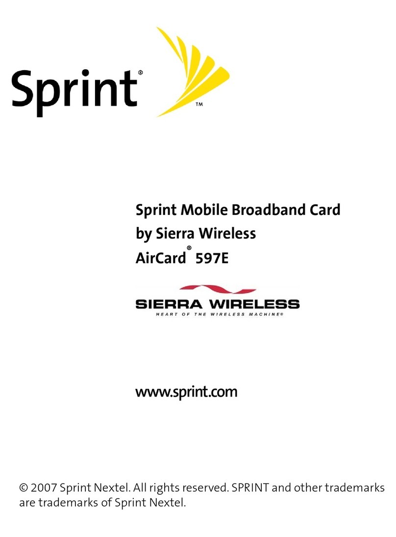 Sierra Wireless AirCard 597E User manual