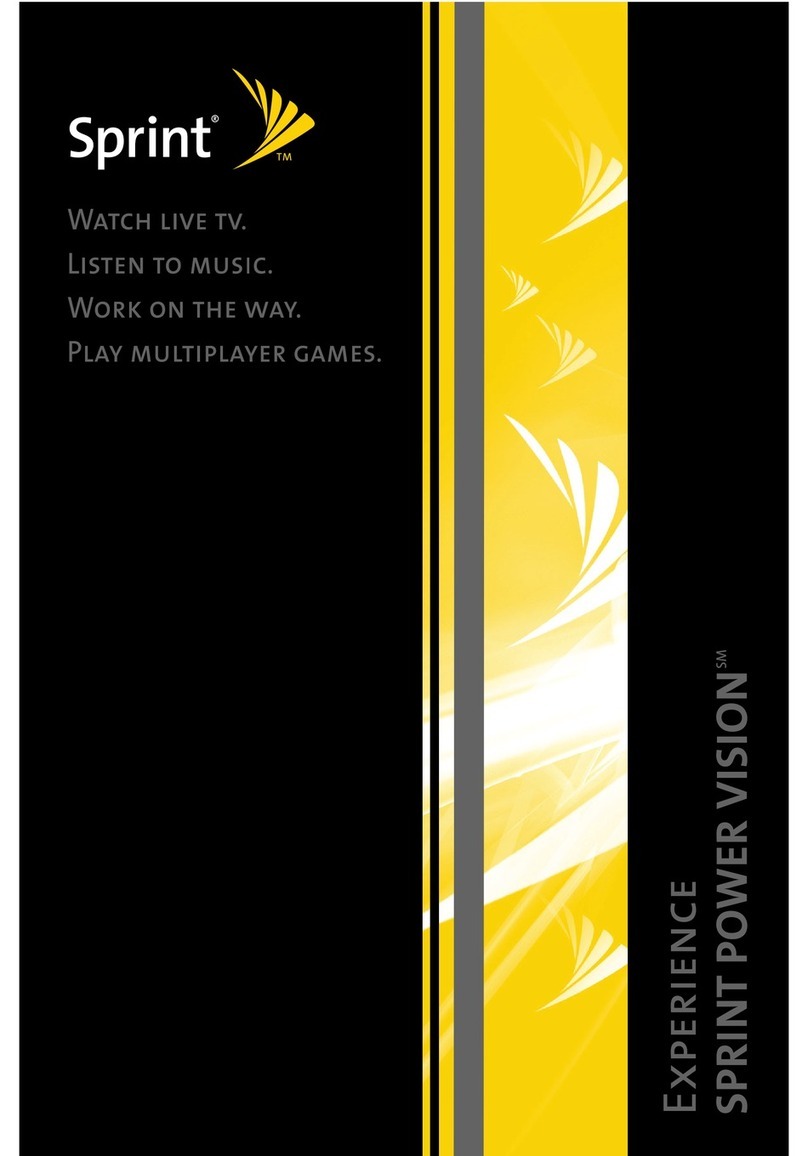Sprint CRT Television user manual