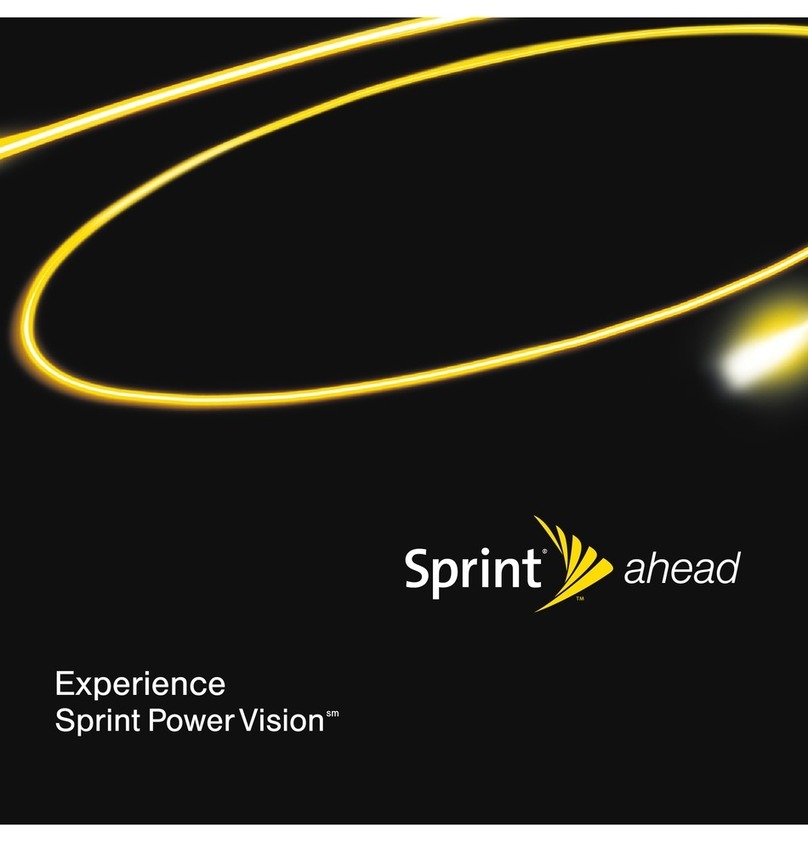 Sprint Mobile Digital TV manual