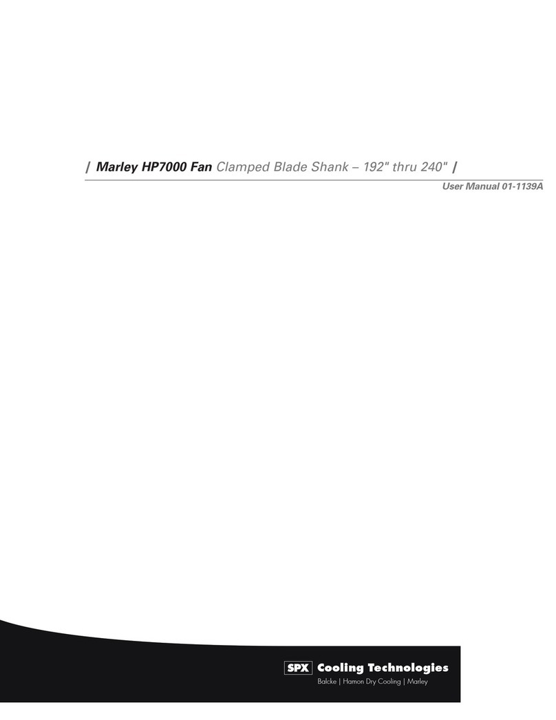 SPX Cooling Technologies Marley HP7000 user manual