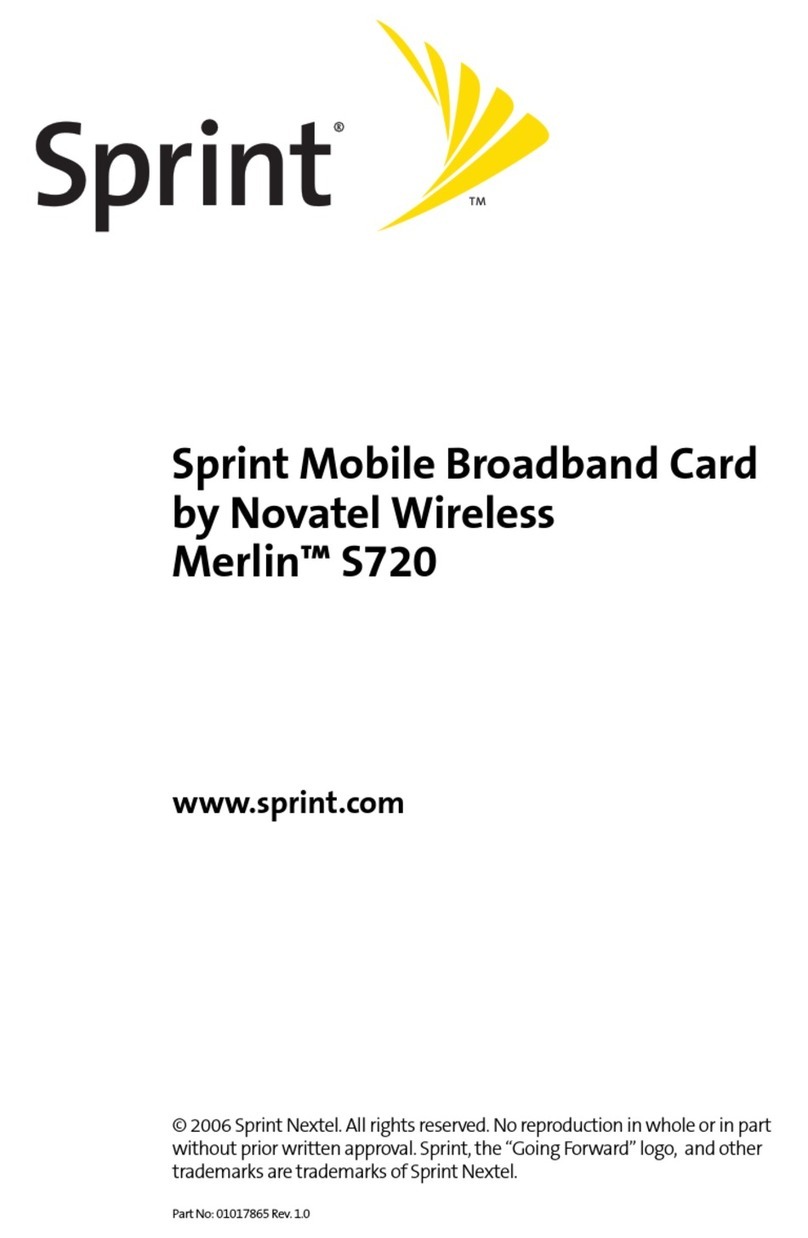 Novatel Merlin S720 user manual