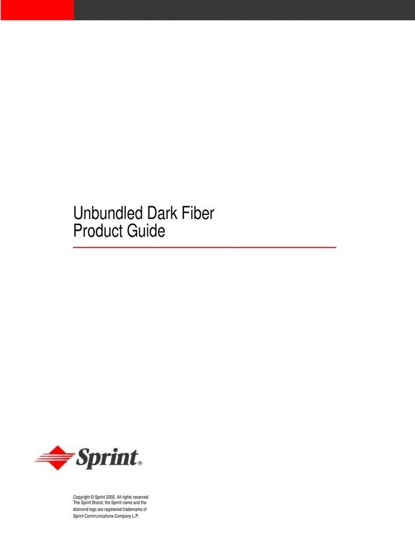 Sprint Unbundled Dark Fiber Product guide