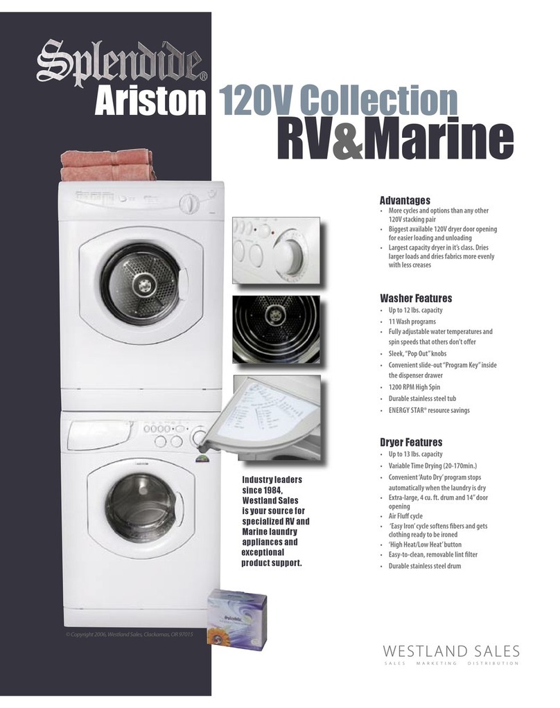Splendide Ariston AW120 Specifications