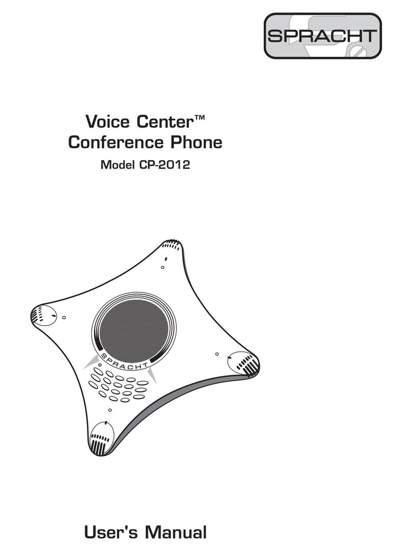 Spracht Voice Center CP-2012 user manual