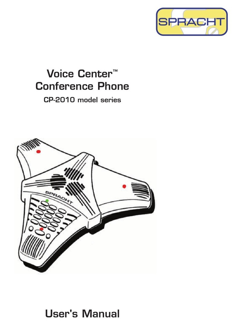 Spracht Voice Center cp-2010 user manual