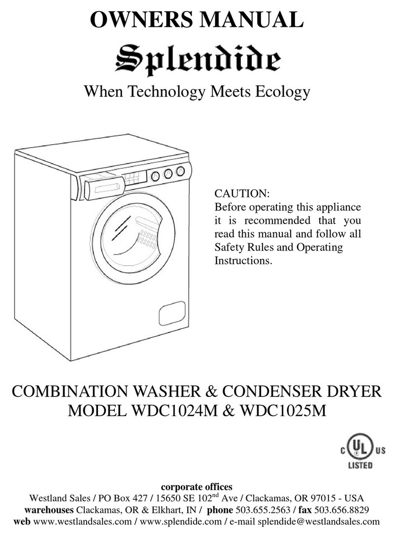 Splendide WDC1024M User manual