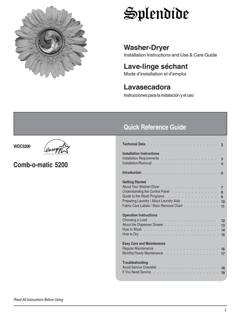 Splendide Comb-o-matic 5200 Quick reference guide