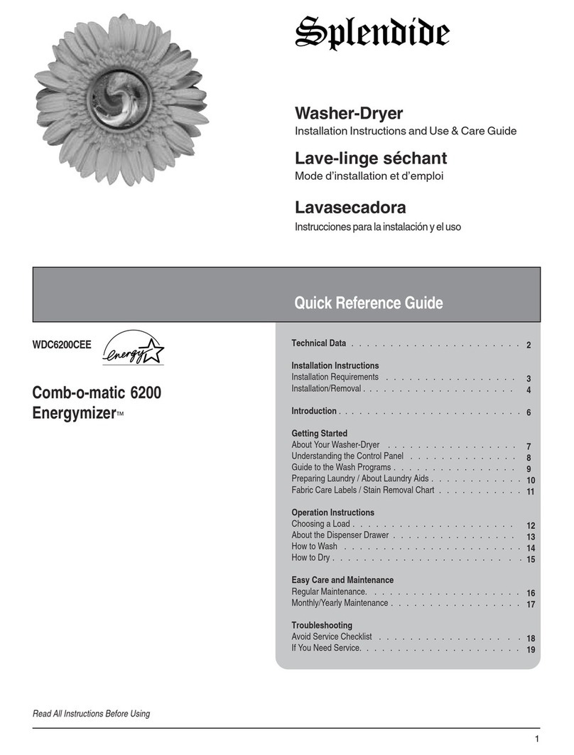 Splendide Comb-o-matic 6200 User manual